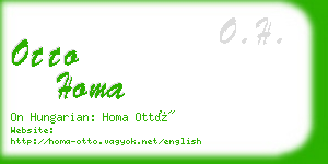 otto homa business card